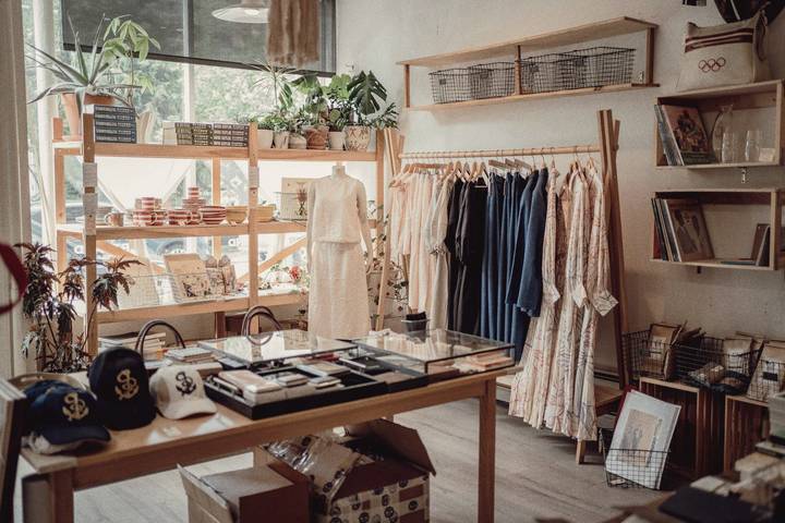 Apparel store interior